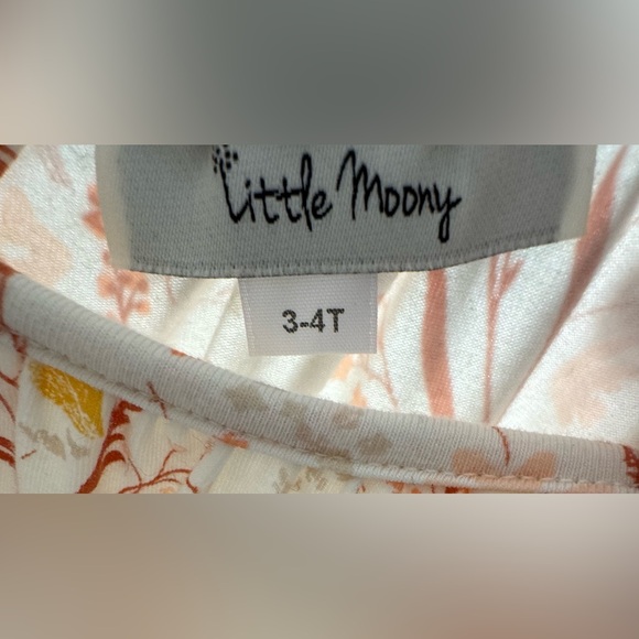 EUC 3-4T Little Moony Custom-Made Twirl Dress in Light Palette (Pink, Gold, etc) - Picture 7 of 8